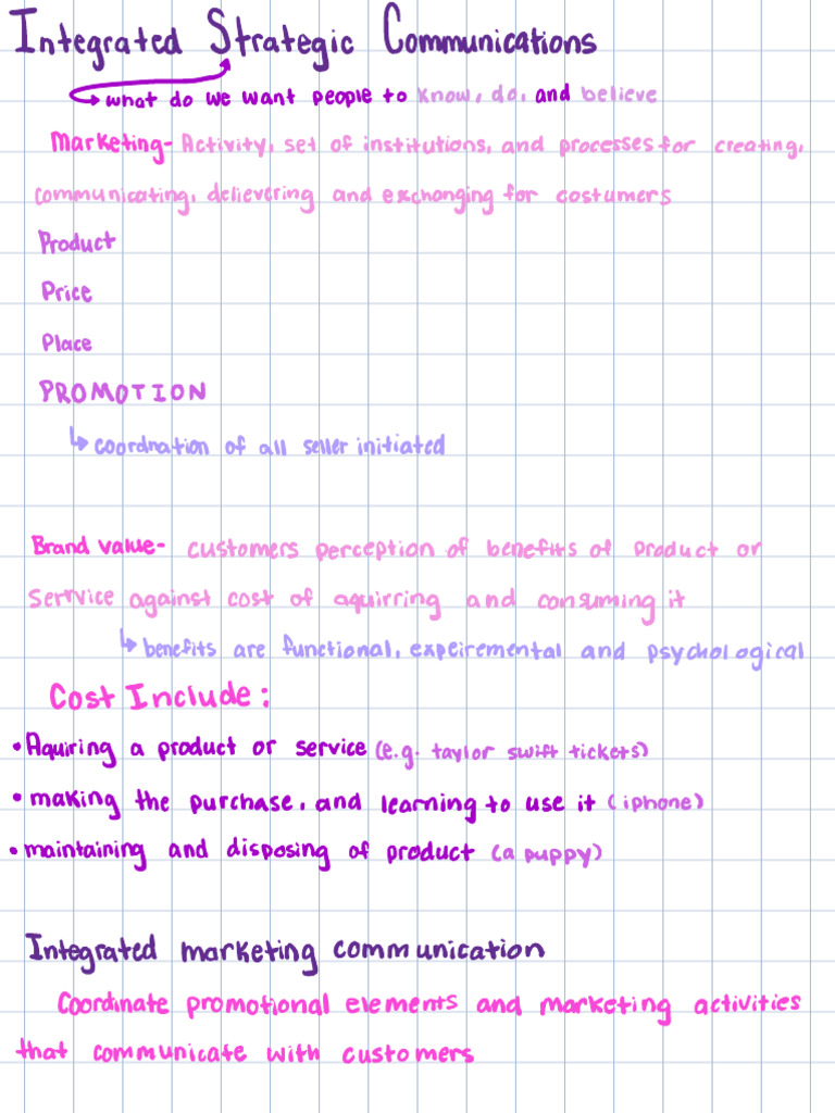 Chapter 1 Notes | PDF | Marketing | Business