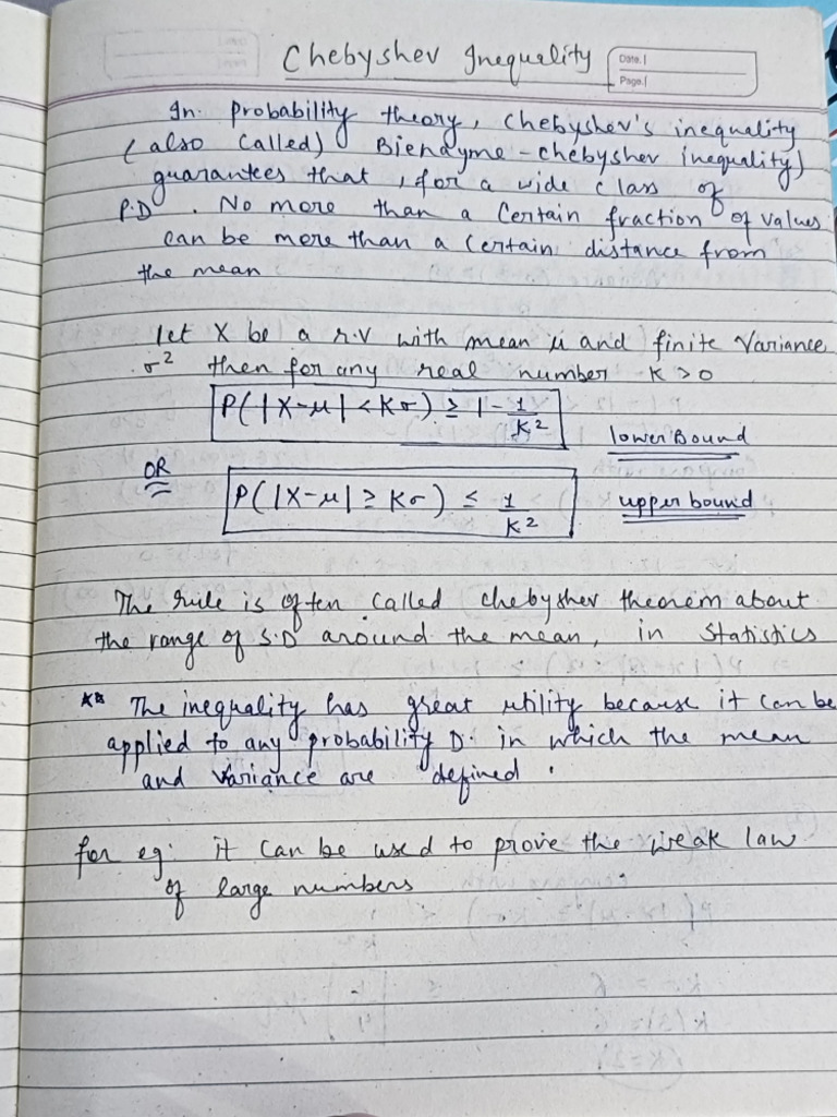 advance probability notes | PDF