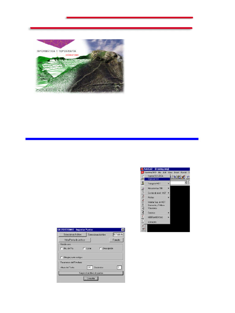 Manual Geomap | PDF | Archivo de computadora | Cad automático