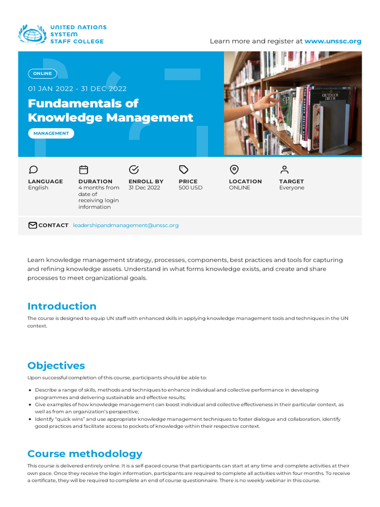 Fundamentals of Knowledge Management 2 | PDF | Knowledge Management ...