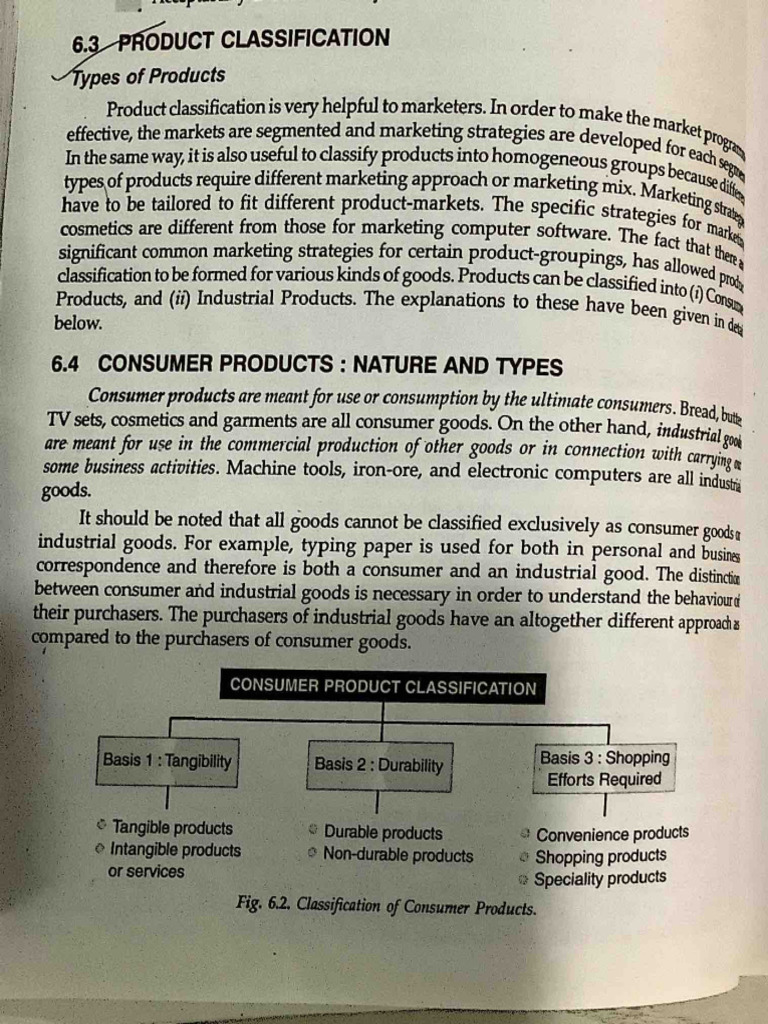 Product Classification | PDF | Goods | Marketing