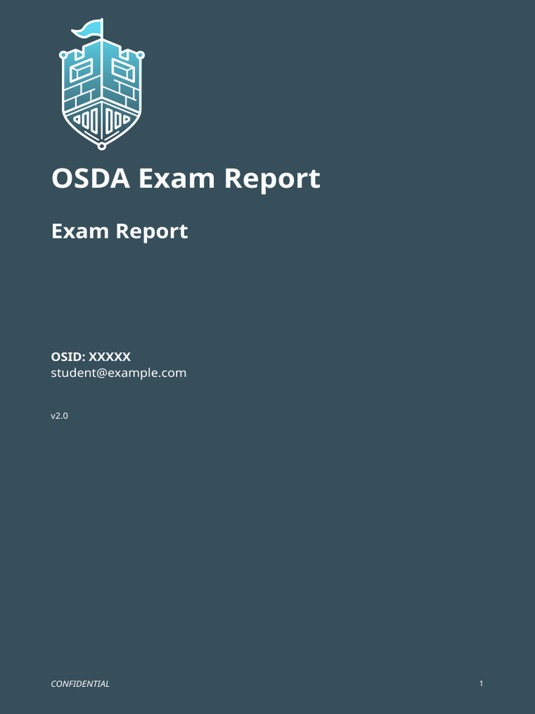 OSDA Exam Report - Report | PDF