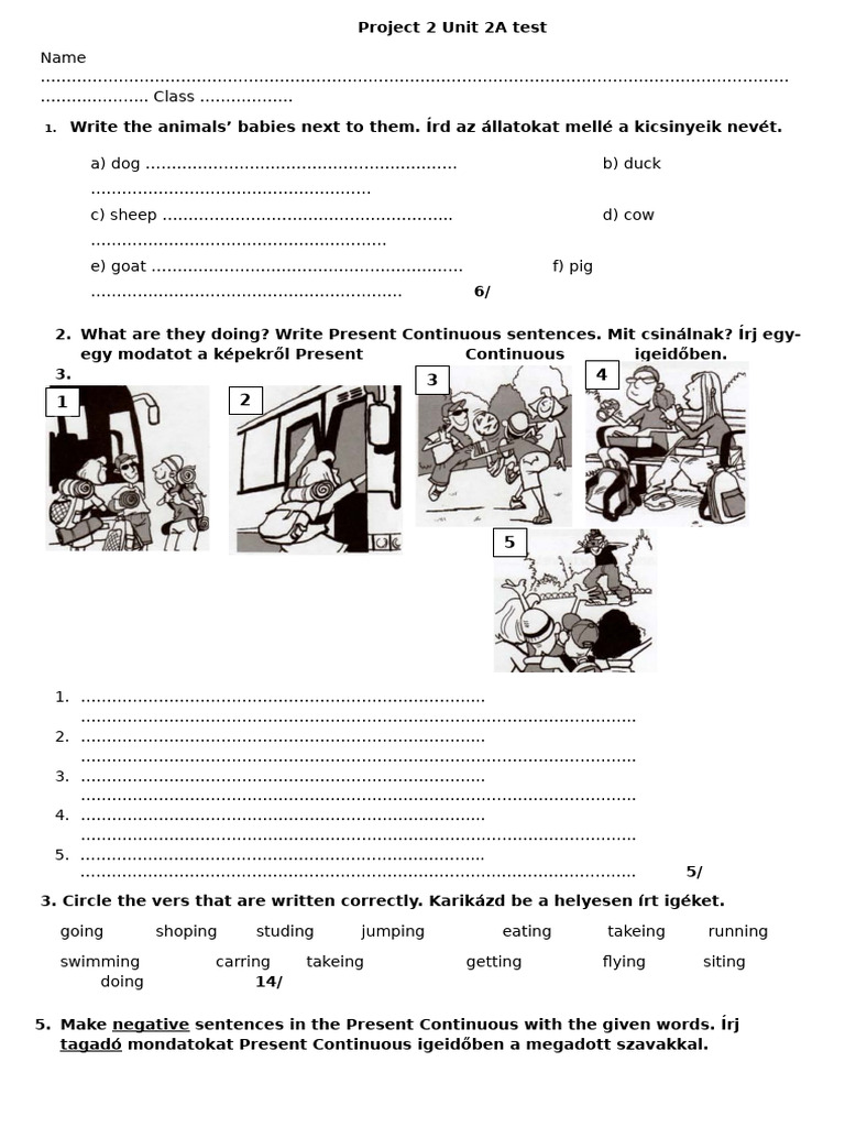 Project 2 Unit 2a - Hard Test | PDF