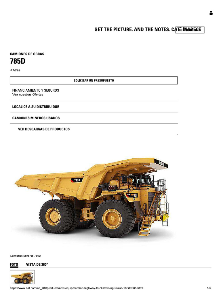 363n Minero 785D - Caterpillar) | PDF