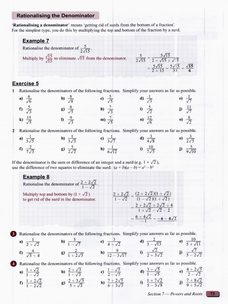 CGP Higher Level - Section 8 - Formulas | PDF