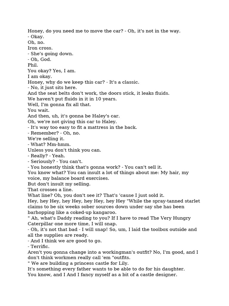 Modern Family s02 Script | PDF