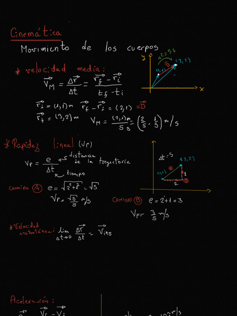 cinematica (1) | PDF