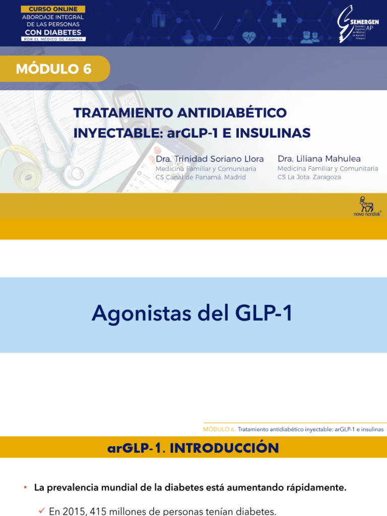 Presentacion Modulo 6_Curso Abordaje integral Diabetes | PDF | Diabetes ...