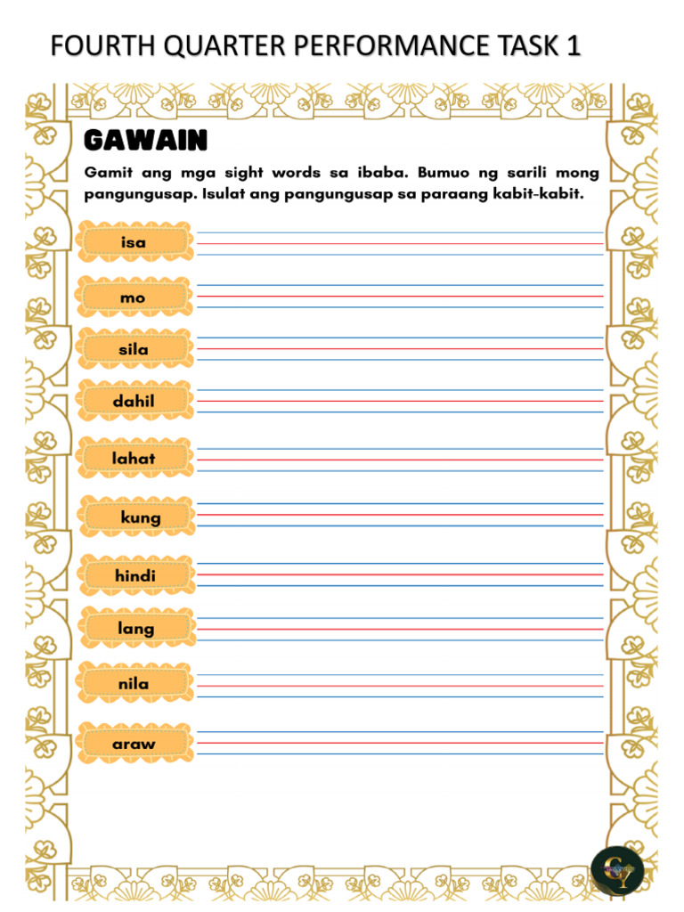 Q4 Performance Task 1 | PDF