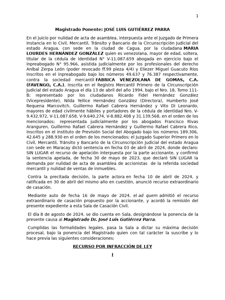 Sentencia Probatorio | PDF | Sentencia (ley) | Ley procesal