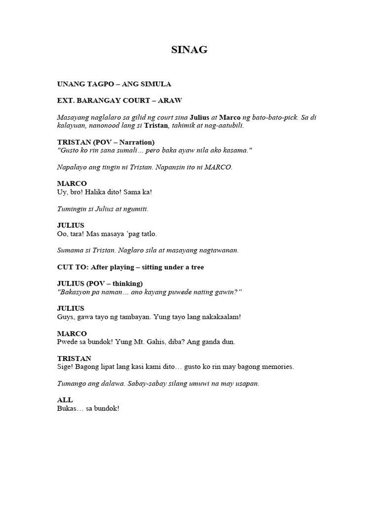 SINAG | PDF