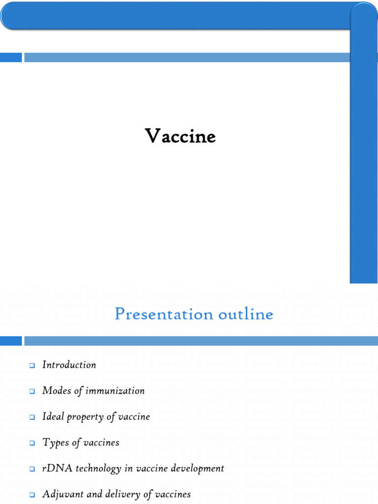 Immunology Ch4 Vaccine | PDF | Vaccines | Viral Vector