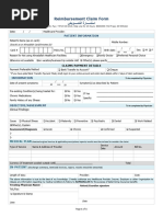 Nextcare Reimbursement Claim Form | PDF | Patient | Medical Diagnosis