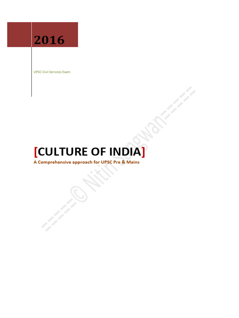 Culture of India | PDF | Ashoka