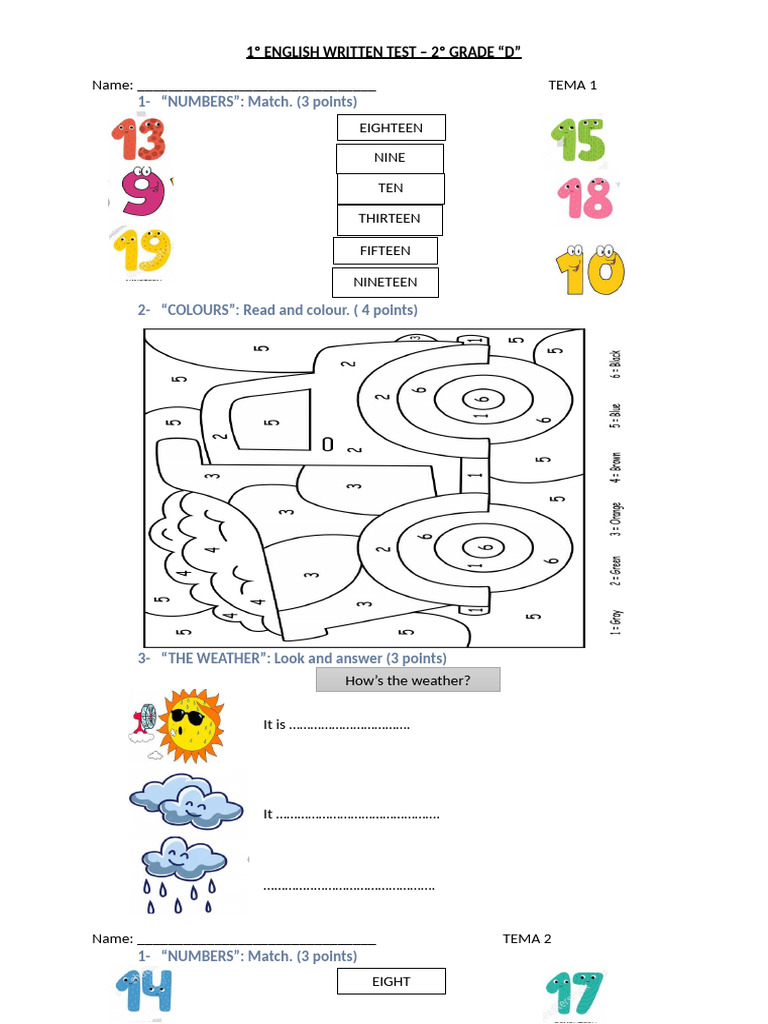 First Test 2d 2025 | PDF