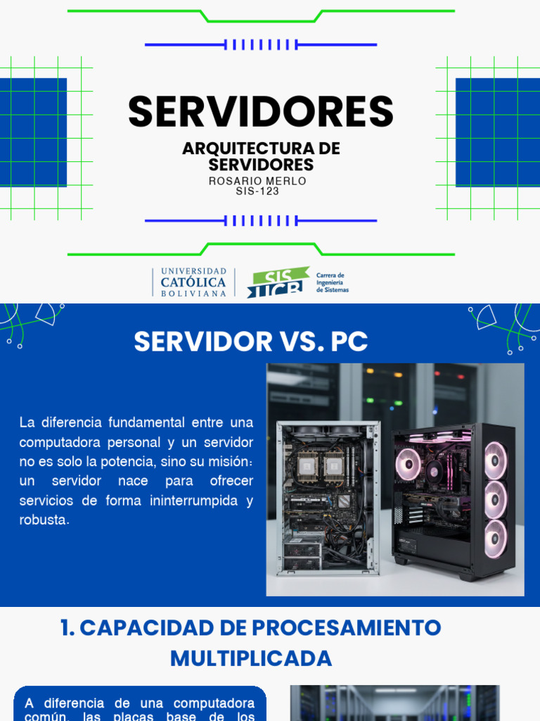 Servidores (Tecnologías) | PDF | Servidor (Computación) | Hardware de ...
