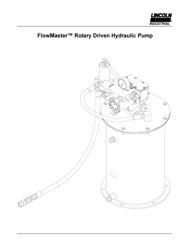 FLOWMASTER_Rotary Driven Hydraulic Pump_86258 | PDF