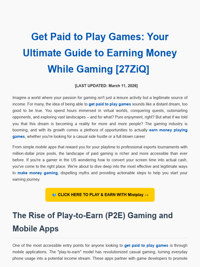 18wl7getpaidtoplaygamespdf | PDF | Gift Card