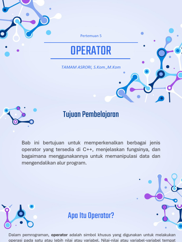 Pertemuan 5 Operator | PDF