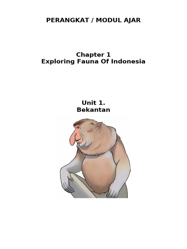 Modul Ajar Chapter 1 Unit 1 Pembelajaran 1 & 2 | PDF