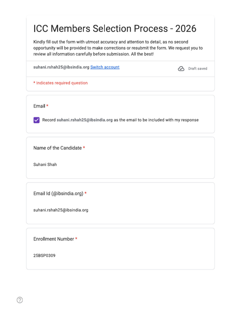 ICC FORM | PDF