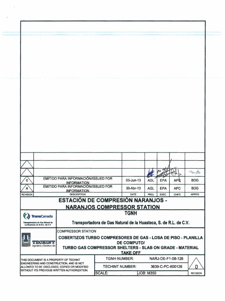 NARJ-De-F1!08!126 Turbo Compressor Shelters Slab On Grade MTO | PDF ...