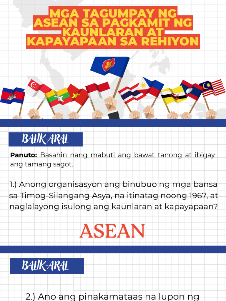 PP7 Tagumpay Ng ASEAN | PDF