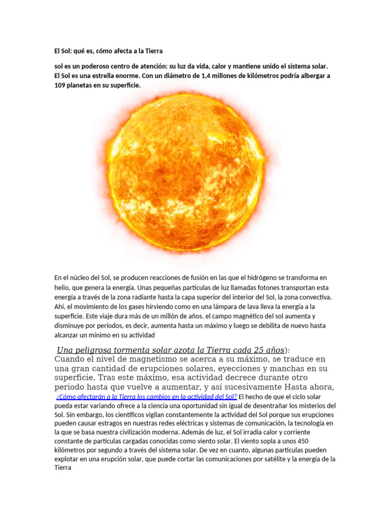 El Sol | PDF | Dom | Astronomía