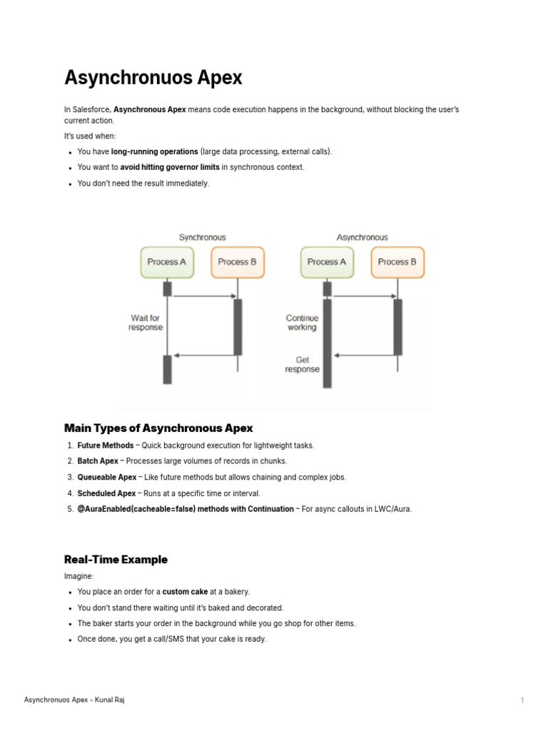 Salesforce Async Apex Complete Cheat Sheet 1756270130 | PDF | Databases ...