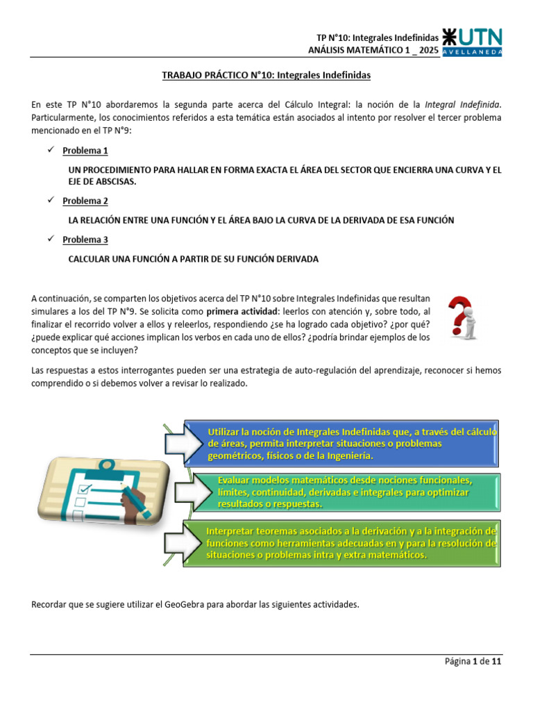 TP N°10 - Ami - Utn Fra - 2025 | PDF | Integral | Curva