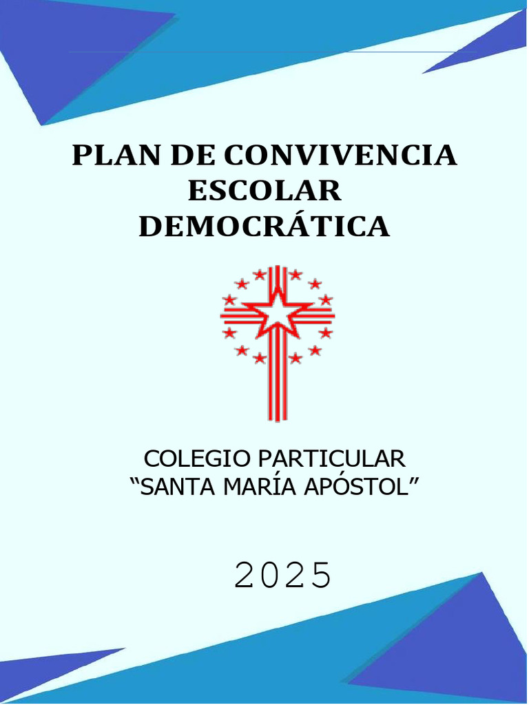 Plan de Convivencia Escolar 2025 - Sma | PDF | Salón de clases | Escuelas
