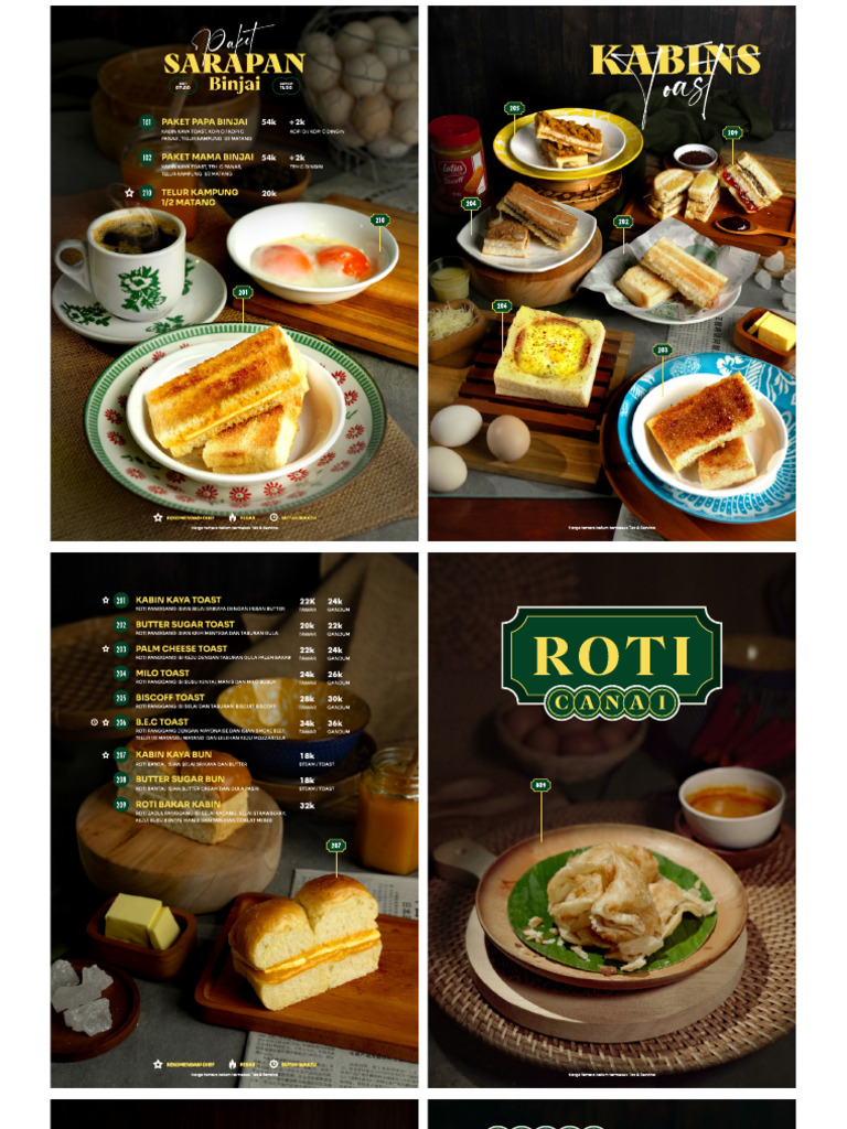 Menu Kabin Soka | PDF