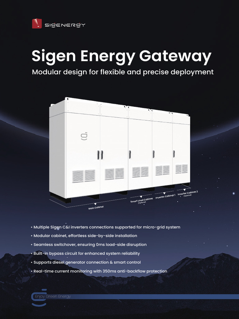 Datasheet - Sigen Gateway C1600 - 2000 - 2400-B Series - 20250524 ...