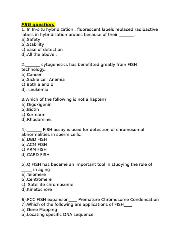PBG Question | PDF
