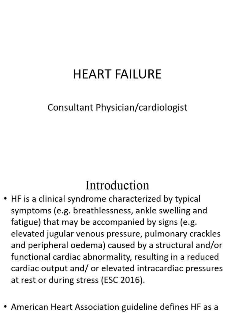 Heart Failure | PDF | Heart Failure | Heart