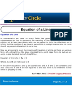 Equation of A Line