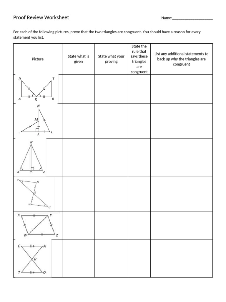 Traingle Proof Practice | PDF