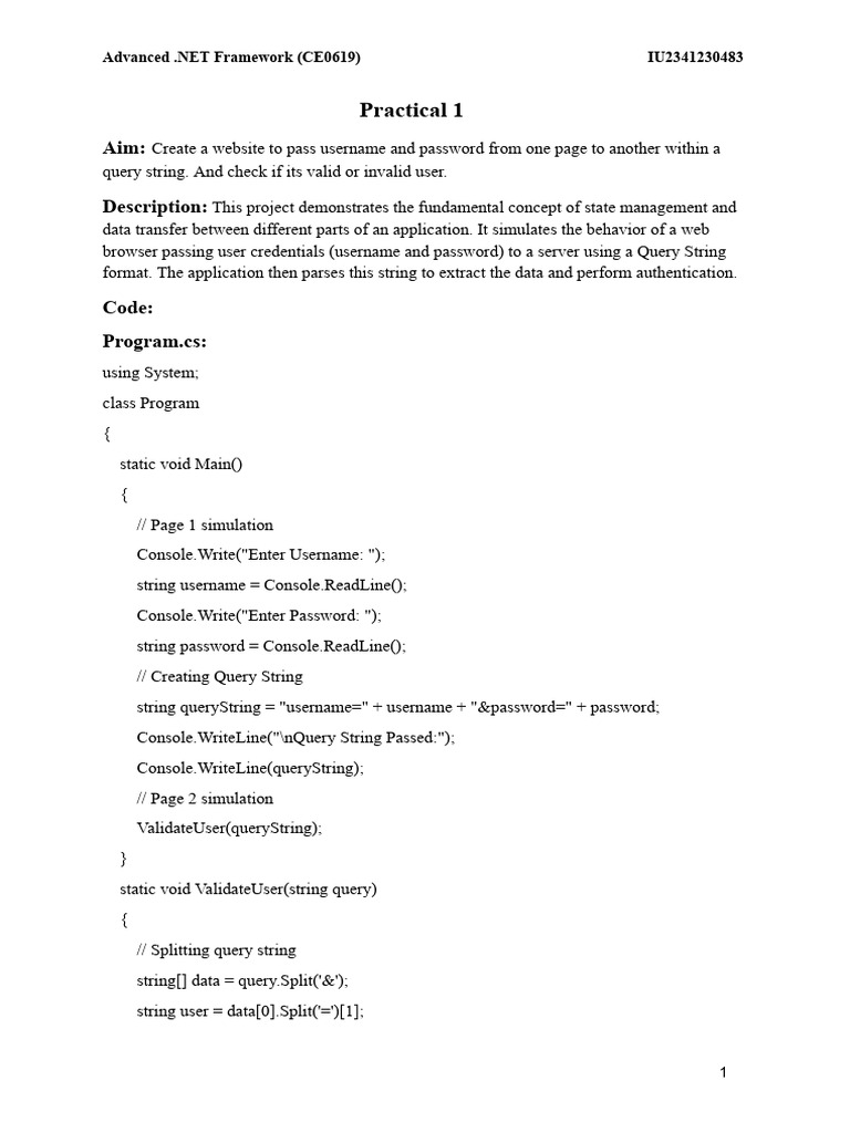 Practical 1: Aim: Description | PDF