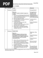 Download Lesson 2 - CVC Words by Nurture Programme SN101014847 doc pdf