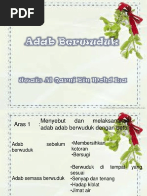 Adab Berwuduk Pdf