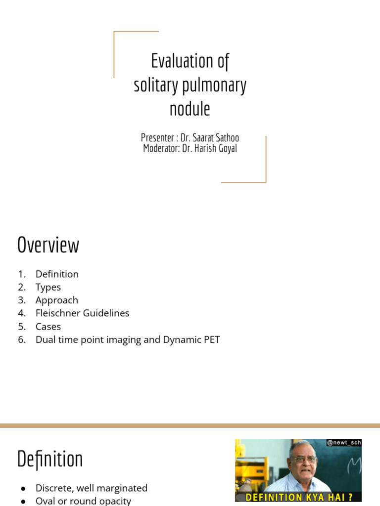 Solitary Pulmonary Nodule | PDF | Neoplasms | Oncology
