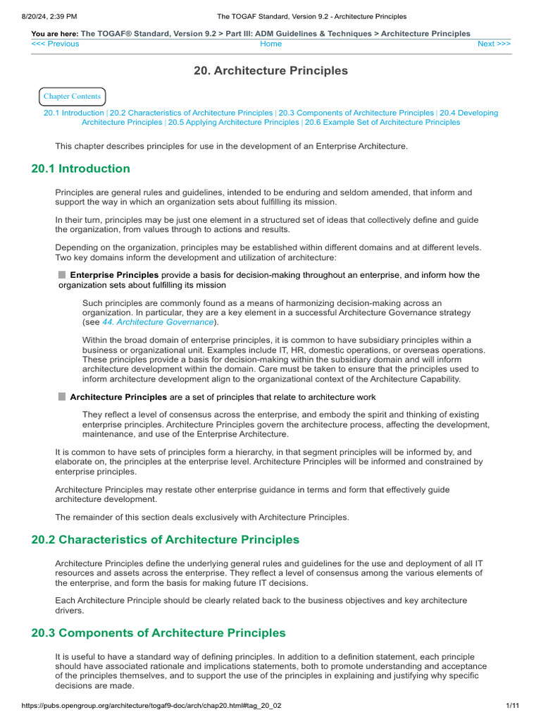 Guiding Principles Reference 2 | PDF | Usability | Enterprise Architecture