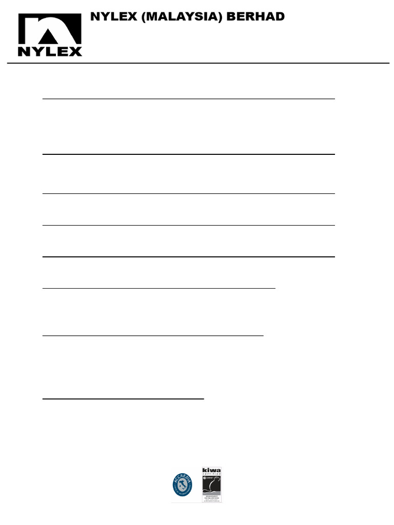 NYLEX Price List 2020 | PDF
