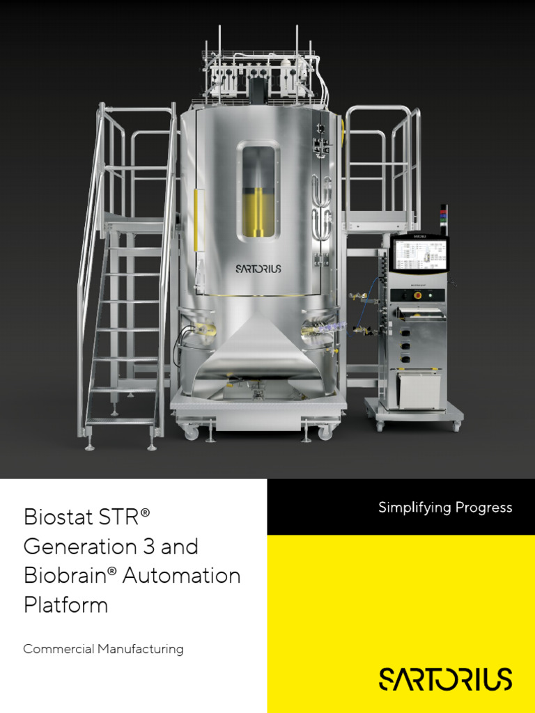 Biostat STR3 CM Brochure en B 2577549 Sartorius | PDF | Automation