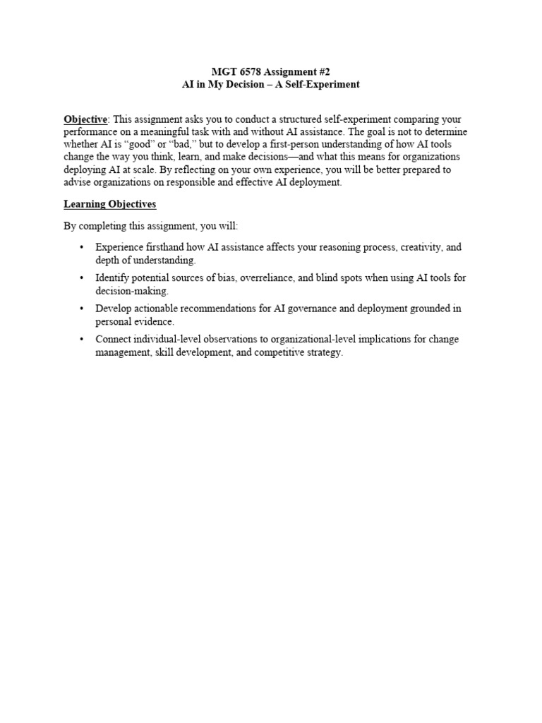 AI for Business Assignment 2 | PDF | Artificial Intelligence ...