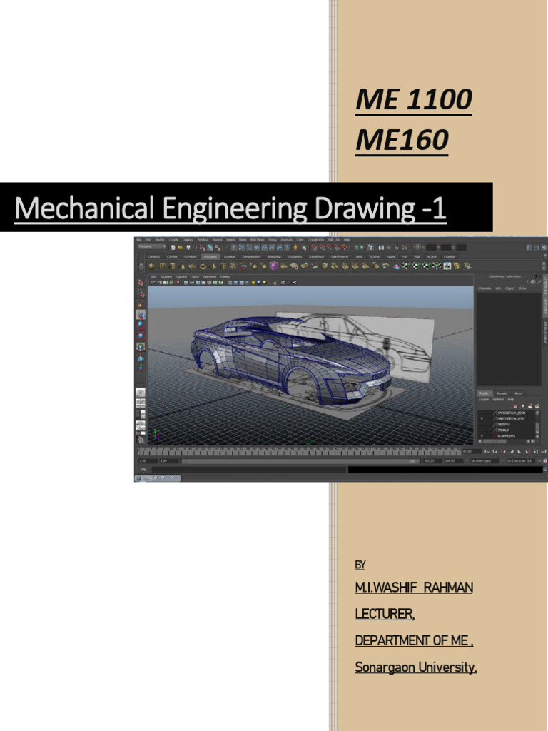ME1100 Mechanical Drawing Class Note | PDF | Geometry