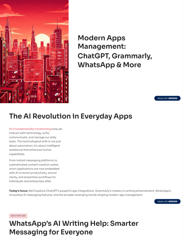 Modern Apps Management | PDF | Artificial Intelligence | Intelligence ...