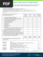 Sleep Quality Scale (SQS) PDF | PDF | Psychometrics | Sleep