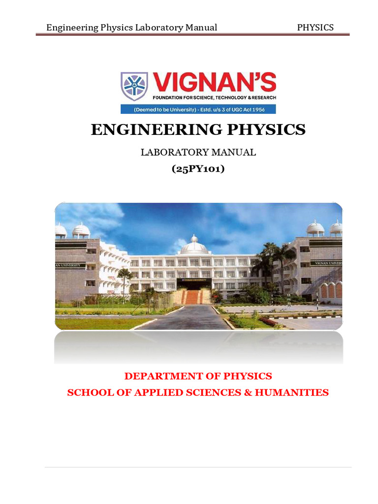 Engineering Physics (R25C25) FINAL Version | PDF | Photoelectric Effect ...