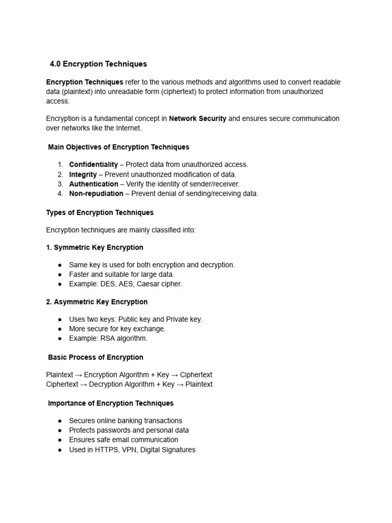 Unit-4, Unit-5 Computer Networks &cyber Security | PDF | Key ...